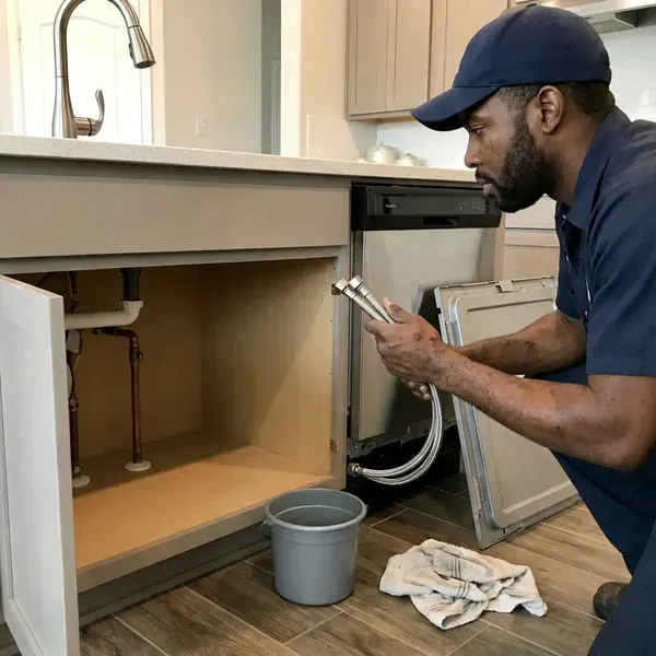 FMR Plumbing technician providing kitchen plumbing in Las Vegas, NV