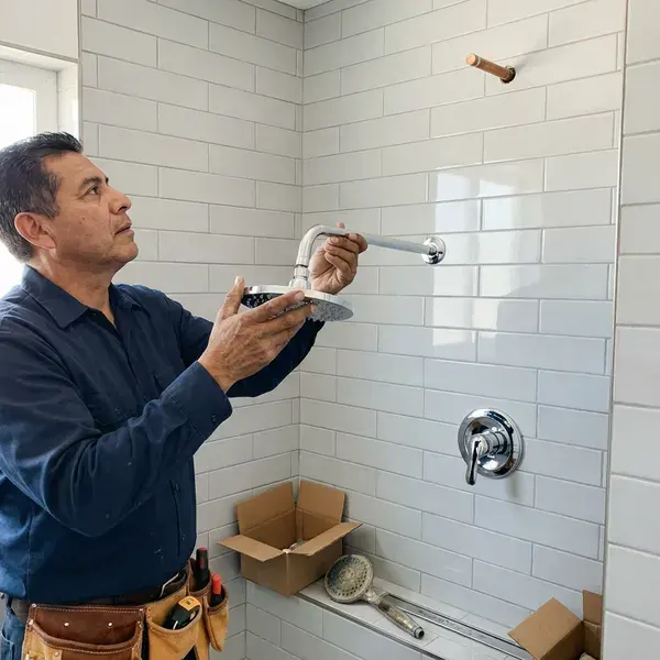 Local shower replacement by FMR Plumbing, Carson, NV