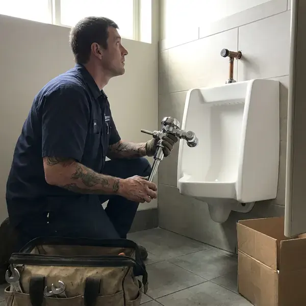 Professional urinal installation, Las Vegas, NV