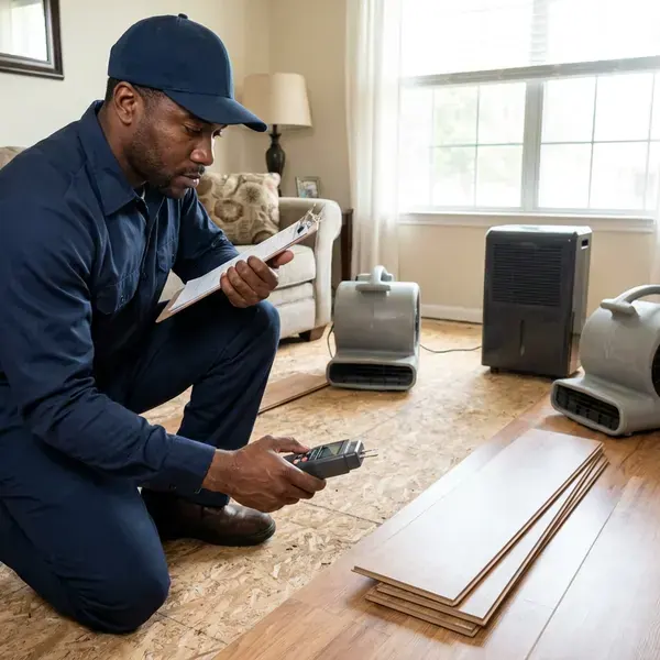 FMR Plumbing technician providing water damage restoration in Reno, NV